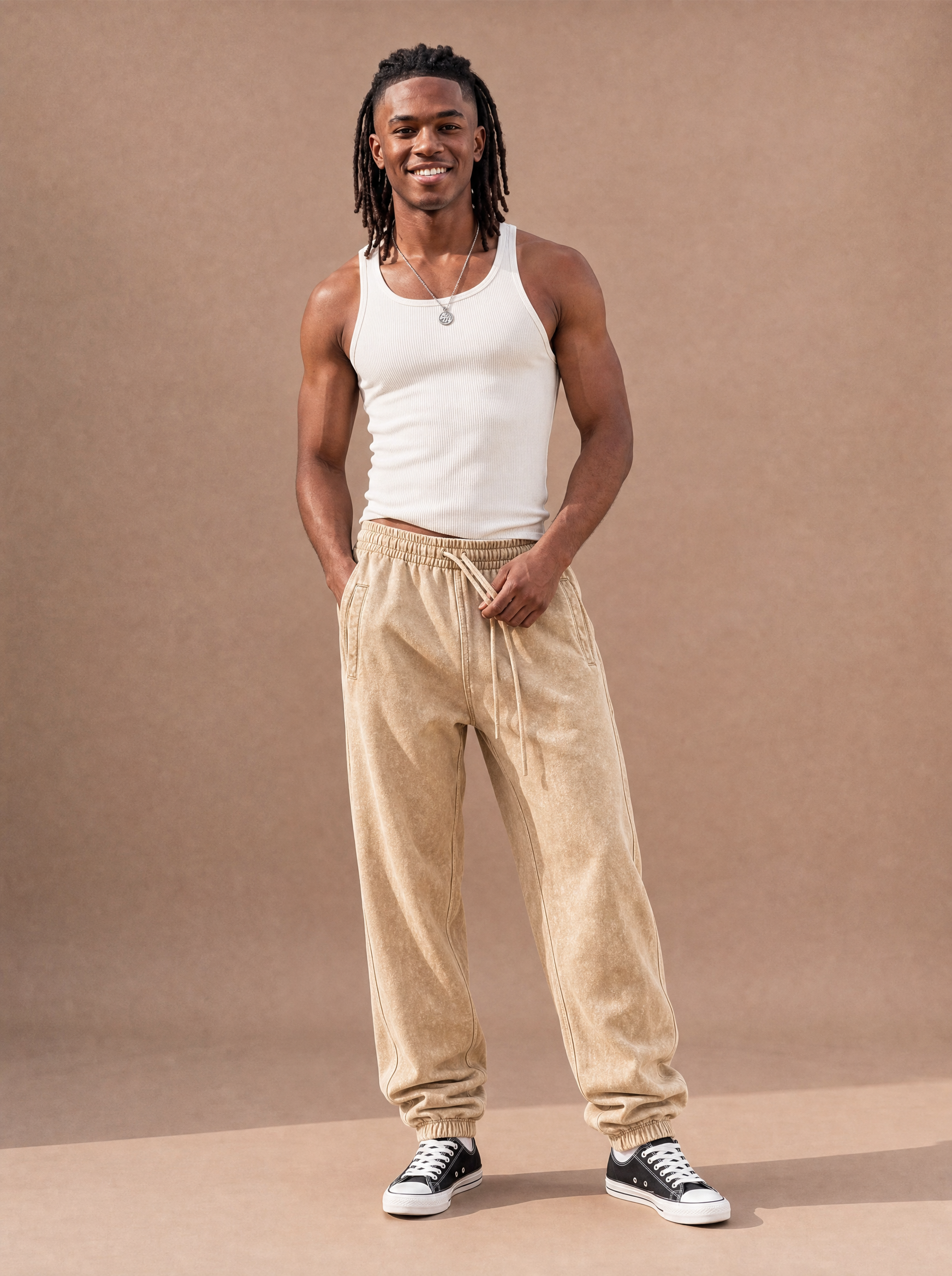 The Washed Runaround Jogger (Sand)